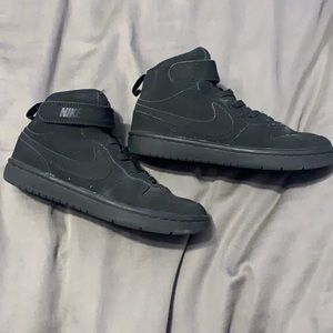 Black High Top Nike Shoes